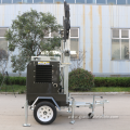 7 m telescopic and mobile light tower